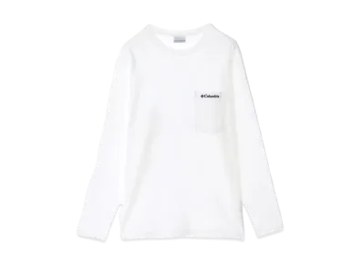Columbia Yonge Street Long Sleeve Crew "White"
