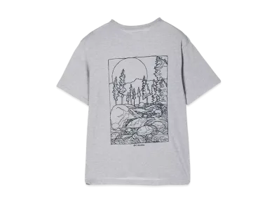 Columbia Rockaway River Back Graphic SS Tee "Gray"