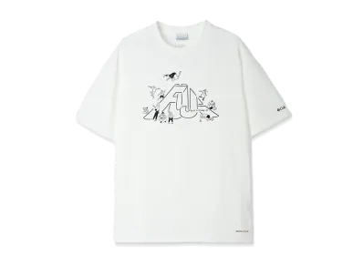 Columbia x FUJI ROCK FESTIVAL'25 Tee Lee Renown Graphic SS Tee "Sea Salt"