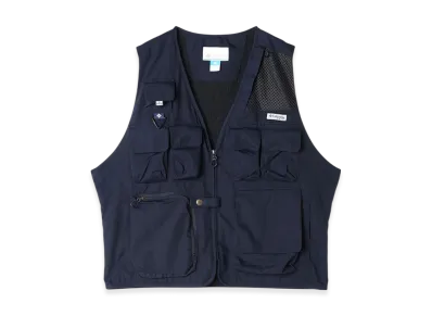 Columbia x Houyhnhnm Fishing Club PFG Gold Creek Vest "Navy"