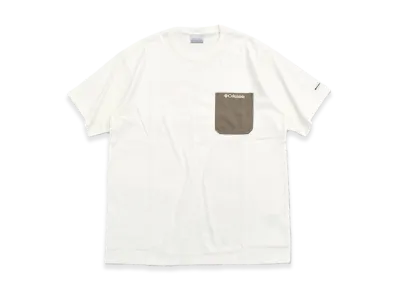 Columbia 26SS Yonge Street Crew Neck S/S Tee "White/Light Brown"