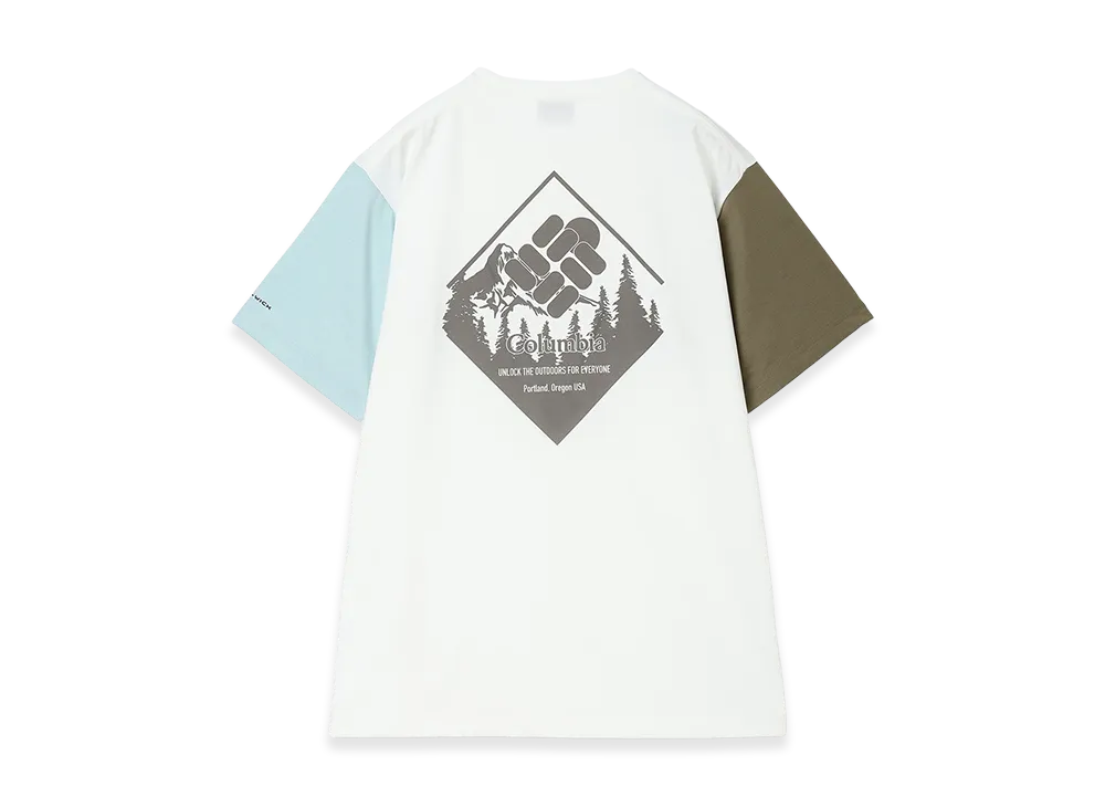 Columbia 26SS Urban Hike Graphic S/S Tee "White/Multi"
