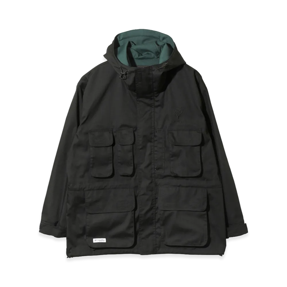 Columbia x SOUTH2 WEST8 Fall Creek Fishing Parka "Black"