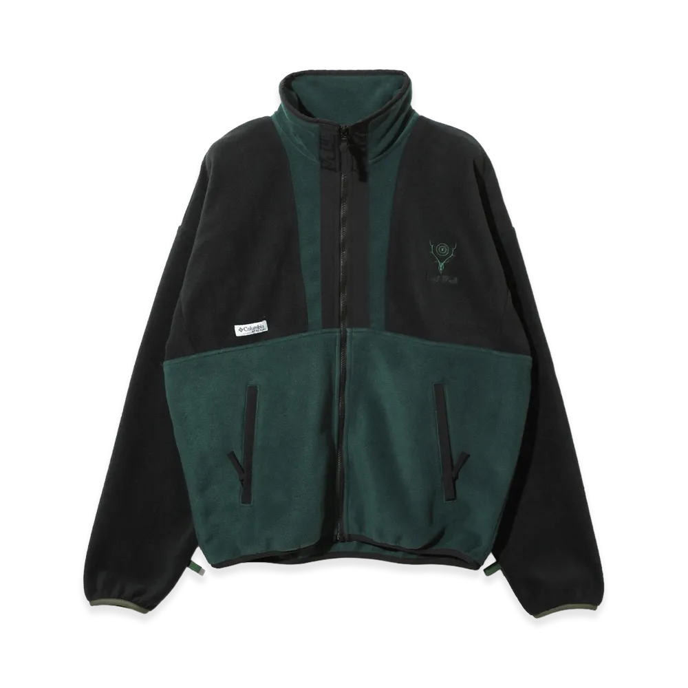 Columbia x SOUTH2 WEST8 Winter Trainer Fleece Jacket "Black Rain Forest"