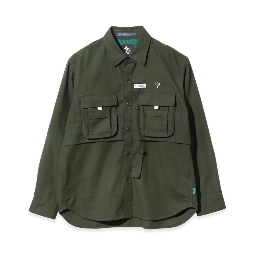 Columbia x SOUTH2 WEST8 Bahama Long Sleeve Shirt "Rain Forest"