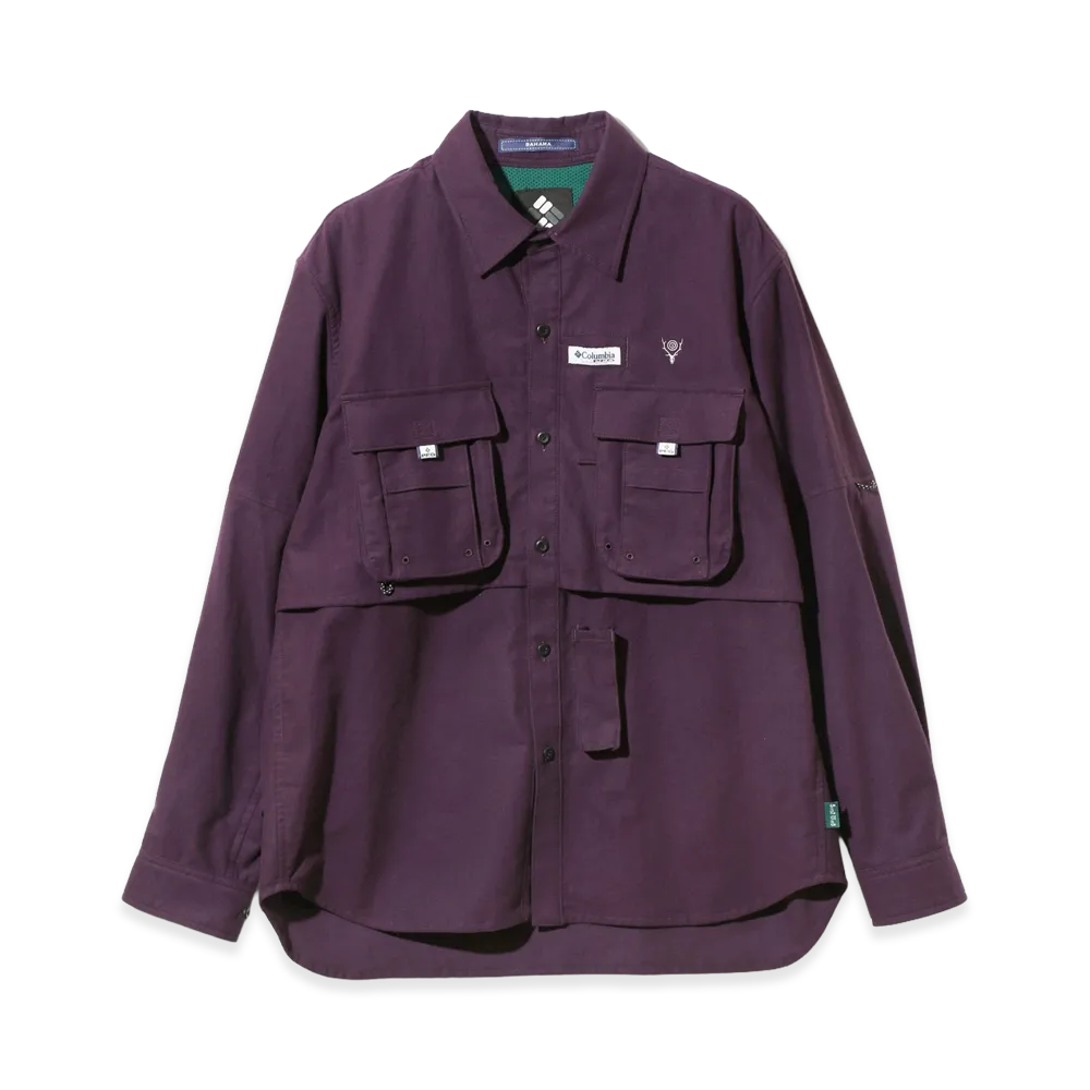 Columbia x SOUTH2 WEST8 Bahama Long Sleeve Shirt "Dusty Purple"