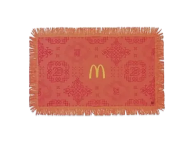 CLOT x Mcdonald's McSpicy Printed Blanket "Red"