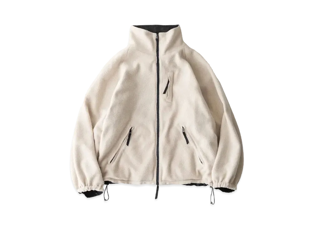 CLESSTE Polartec Reversible Military Jacket "Ivory/Black"