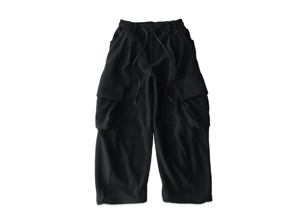 CLESSTE Polartec Wide Cargo Pants "Black"