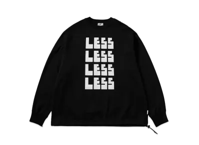 CLESSTE "Less" Massive L/S T-Shirt With Drawstrings "Black/White"