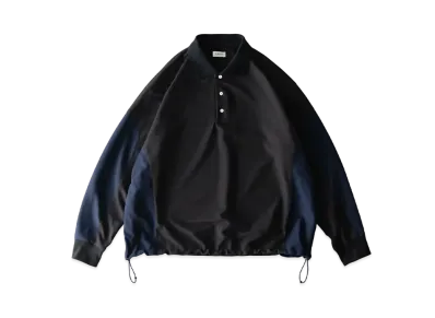 CLESSTE Active City L/S Polo Shirt "Black/Navy"
