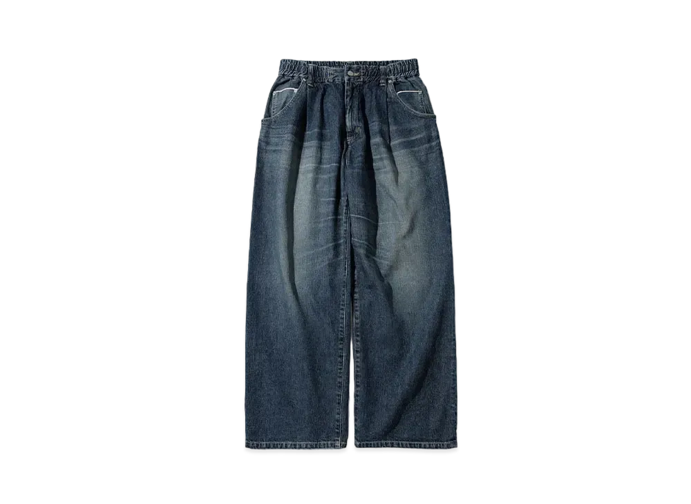 CLESSTE Selvedge Denim Wide Pants "Vintage Wash"