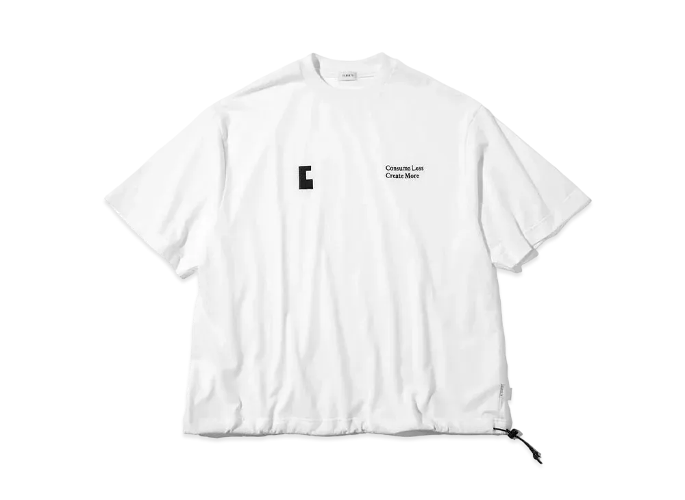 CLESSTE "C" Massive S/S T-Shirt With Drawstrings "White"