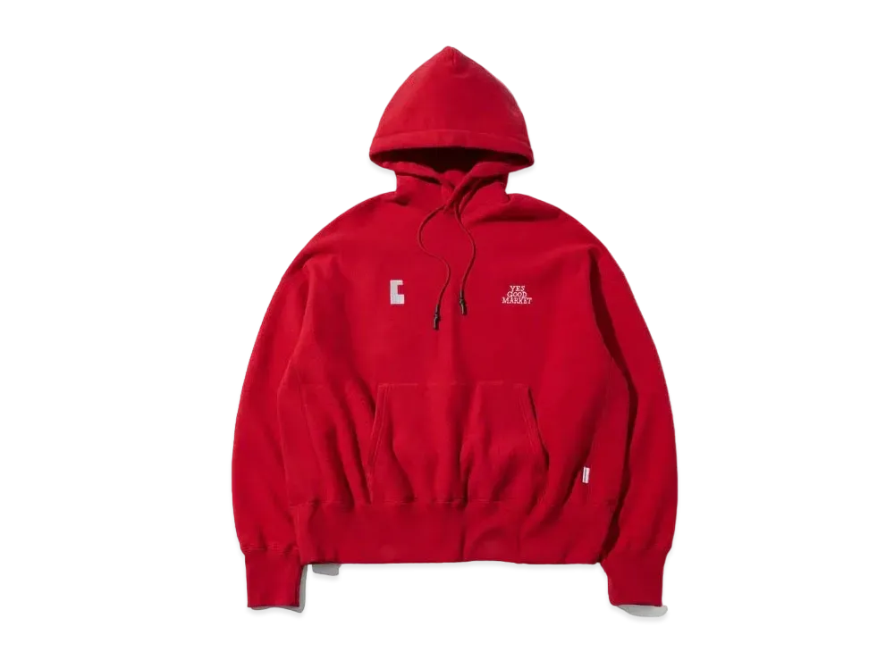 CLESSTE Loop Wheel Sweatparka For Yes Good Market "Red"