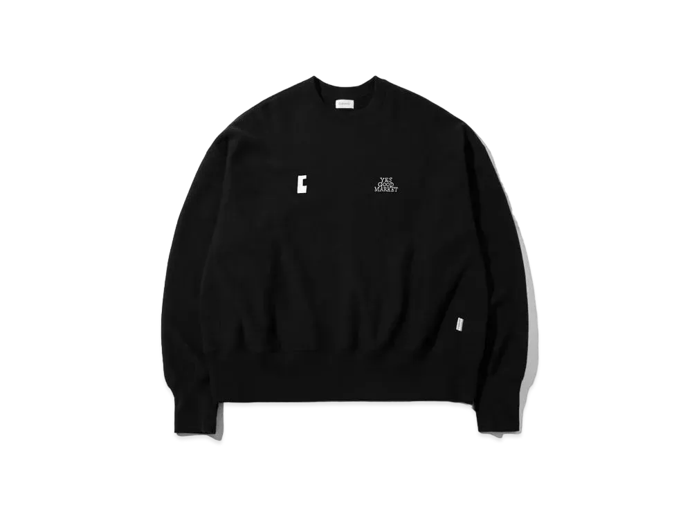 CLESSTE Loop Wheel Sweatshirt For Yes Good Market "Black"