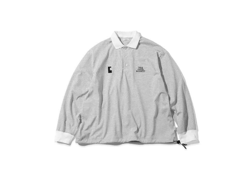 トップス CLESSTE Striped Massive Polo Shirt Striped Massive S/S Polo Shirt With Drawstrings - #clesste Color