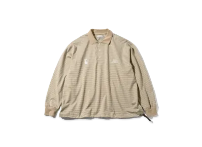 CLESSTE Striped Massive L/S Polo Shirt With Drawstrings For Yes CLESSTE Striped Massive L/S Polo Shirt With Drawstrings For Yes
