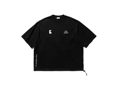 CLESSTE Massive S/S T-Shirt With Drawstrings For Yes Good Market "Black"