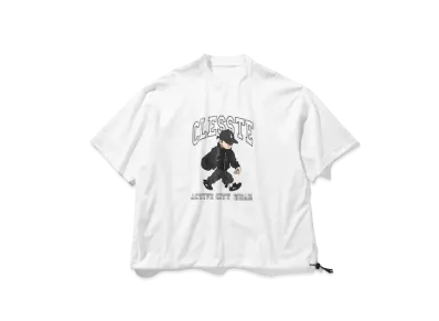 CLESSTE Boy Massive T-Shirt With Drawstrings "White"