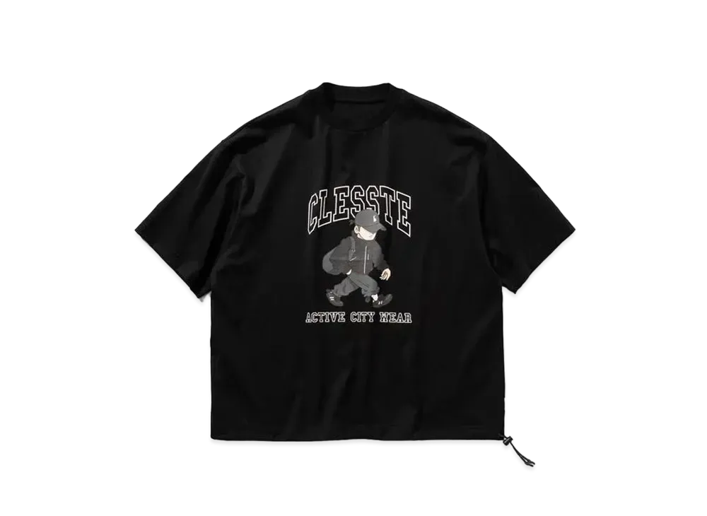 CLESSTE Boy Massive T-Shirt With Drawstrings "Black"