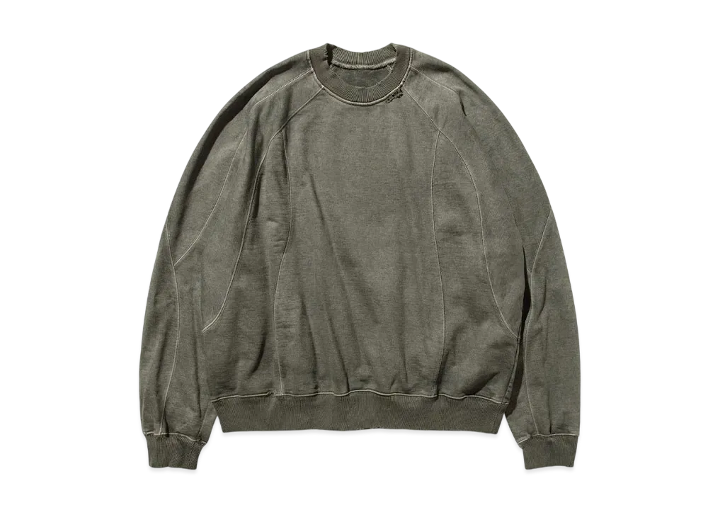 CLESSTE Pigment Dye Future Sweatshirt "Olive"
