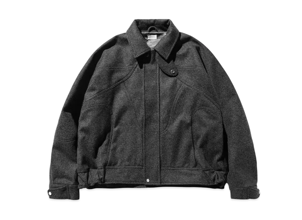 CLESSTE Wool Melton Future Jacket "Grey"