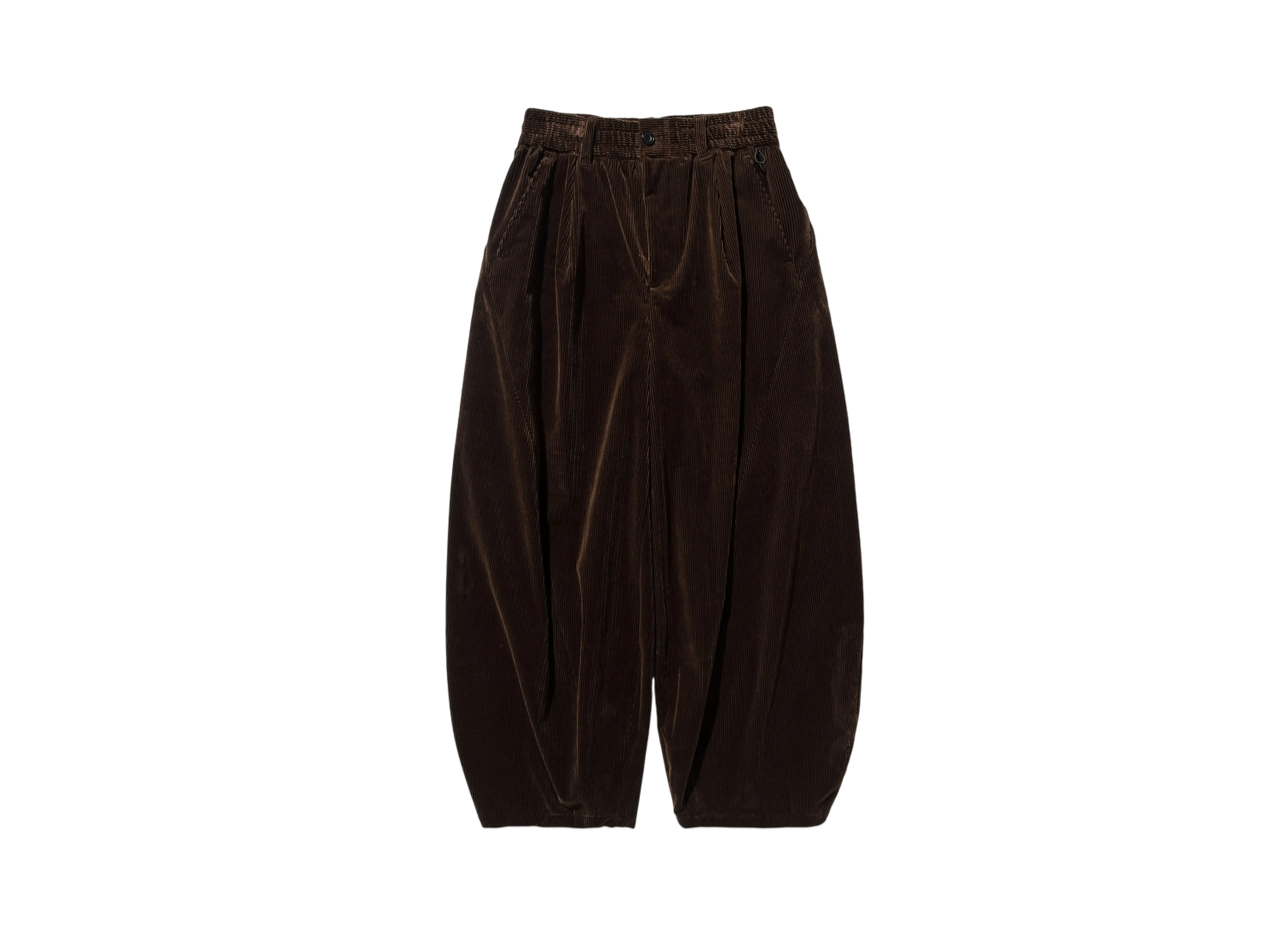 CLESSTE Wool Corduroy Massive Twisted Pants "Brown"