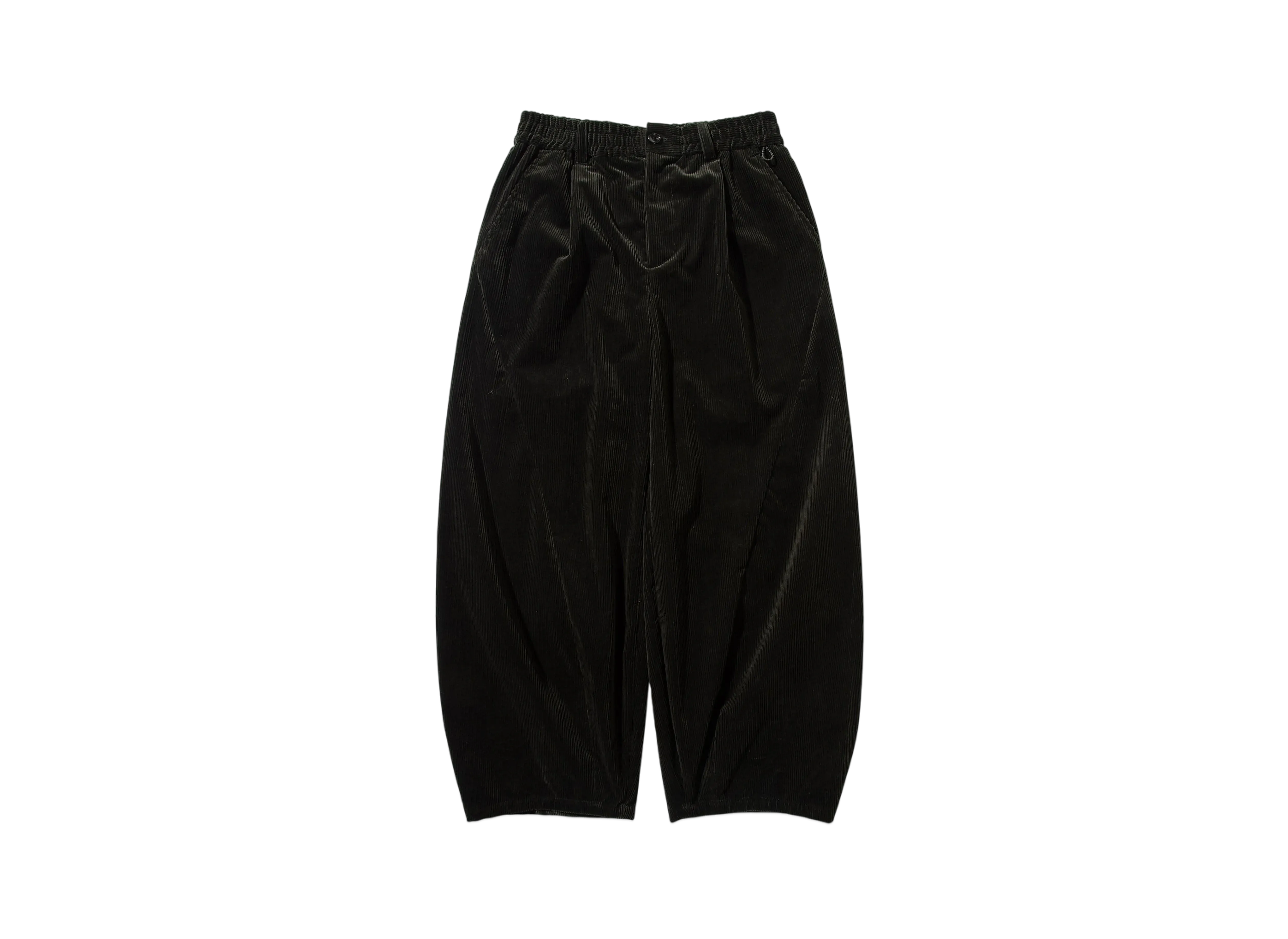 CLESSTE Wool Corduroy Massive Twisted Pants "Black"