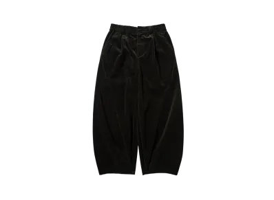 CLESSTE Wool Corduroy Massive Twisted Pants "Black"