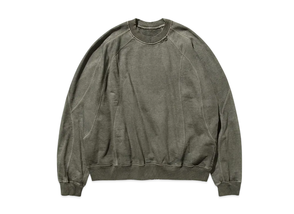 CLESSTE Pigment Dye Future Sweatshirt "Olive"