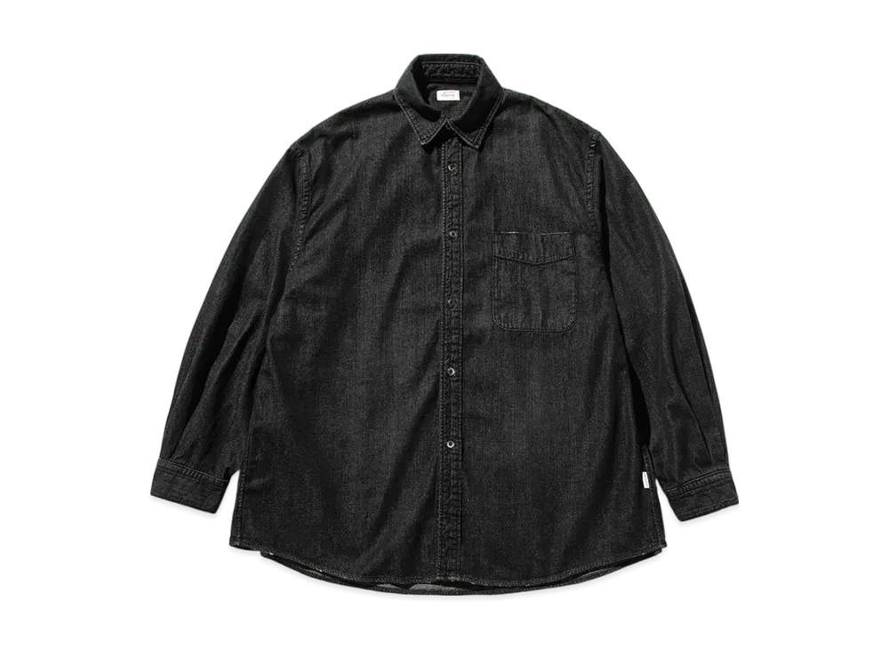 CLESSTE Vintage Dyed Denim Classic City L/S Shirt "Vintage Black"
