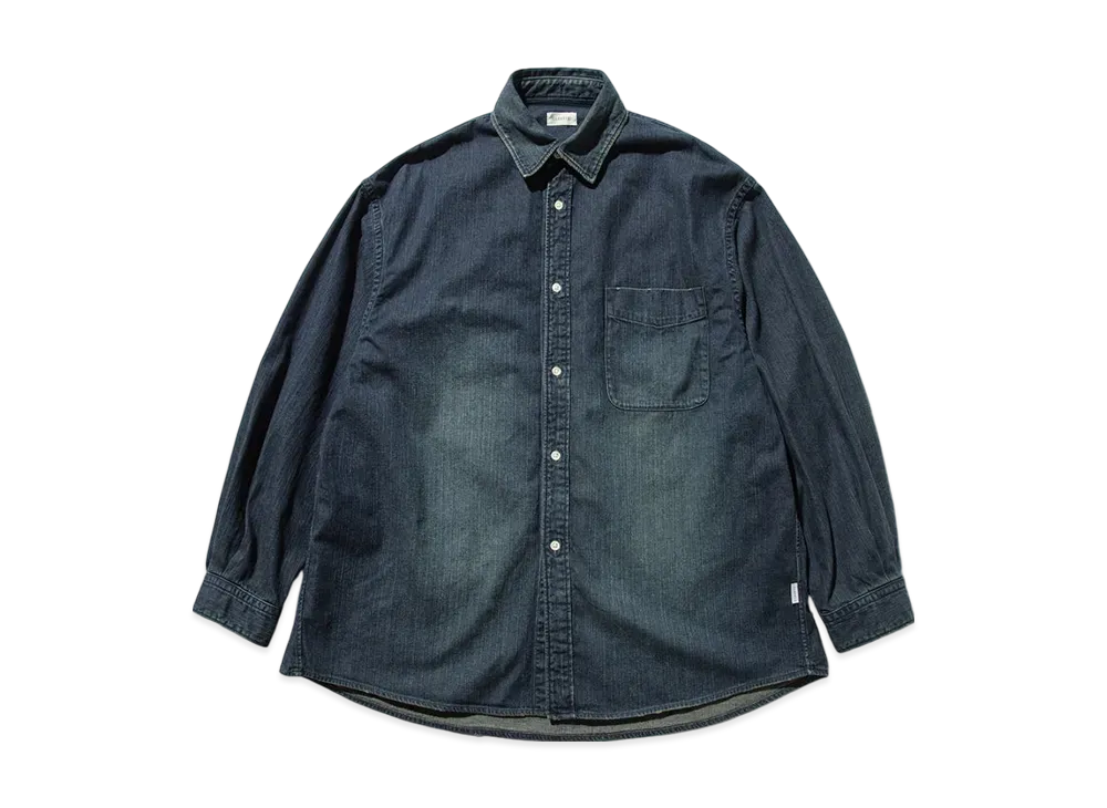 CLESSTE Vintage Dyed Denim Classic City L/S Shirt "Vintage Indigo"