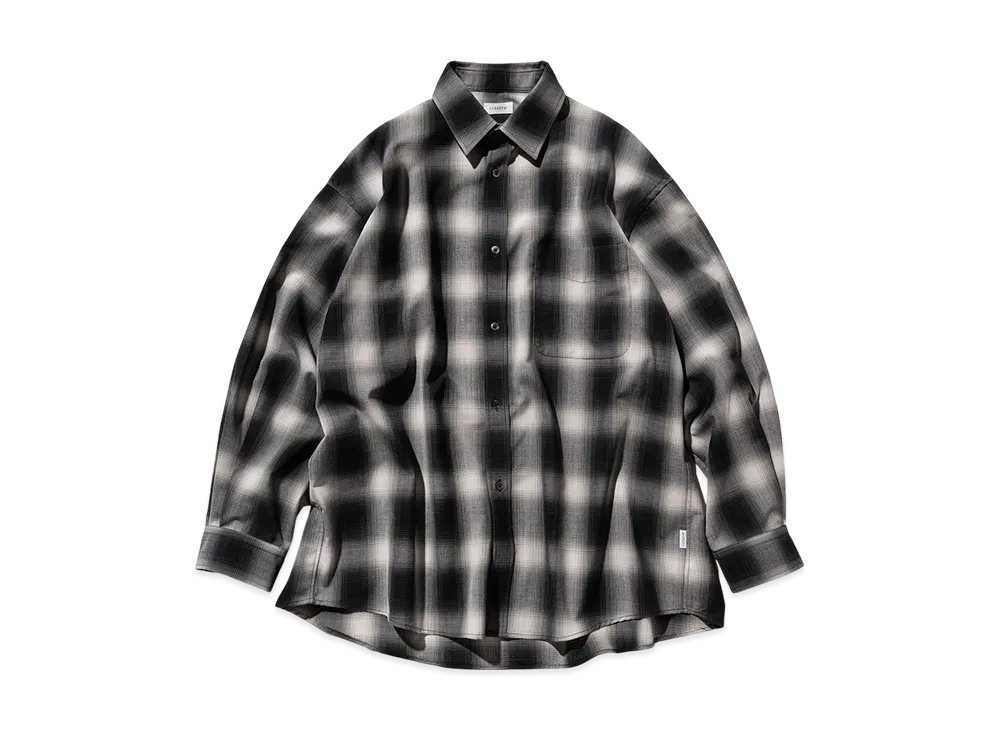 CLESSTE Ombre Check Classic City L/S Shirt "Black"