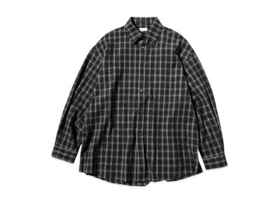 CLESSTE Plaid Ripple Classic City L/S Shirt "Black"