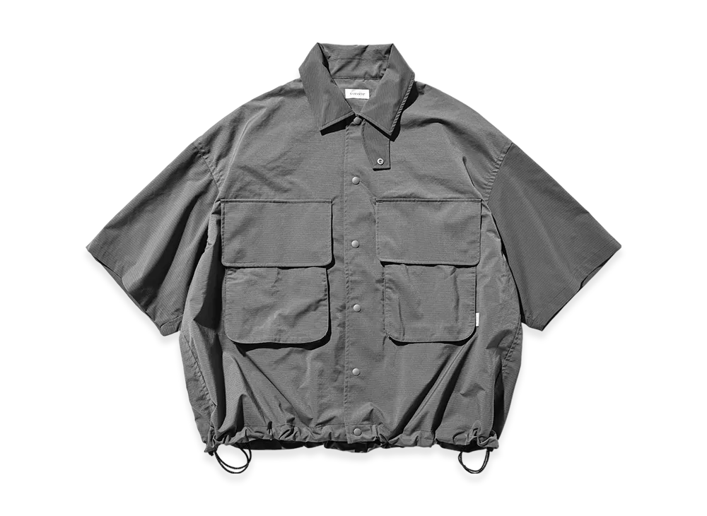 CLESSTE Graph Check Wading S/S Shirt Jacket "Charcoal/Black"