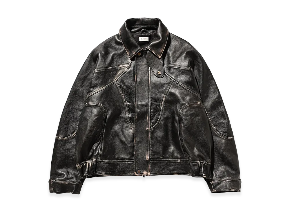 CLESSTE Vintage Sheep Leather Future Jacket "Black"