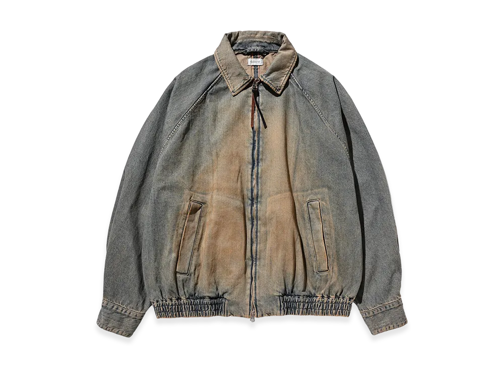 CLESSTE Vintage Dyed Selvedge Denim City Utility Jacket "Vintage Beige"