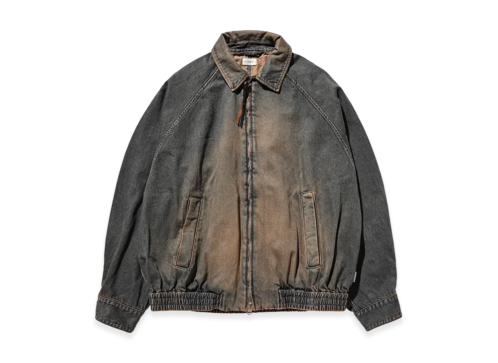 CLESSTE Vintage Dyed Selvedge Denim City Utility Jacket "Vintage Brown"