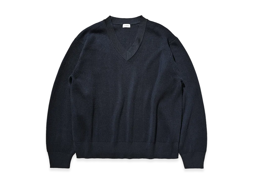 CLESSTE Fine Wool V-Neck Knit Pullover 