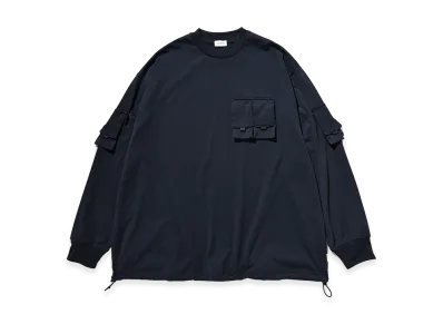 CLESSTE Multi Pocket L/S T-shirt "Navy"