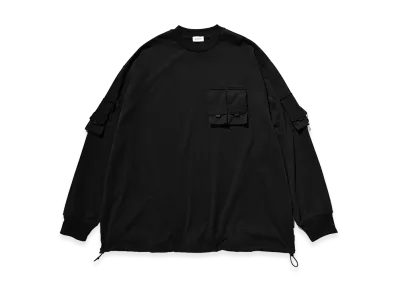 CLESSTE Multi Pocket L/S T-shirt "Black"