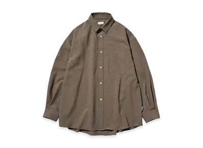 CLESSTE Shadow Gingham Check Everyday L/S Shirt "Beige"