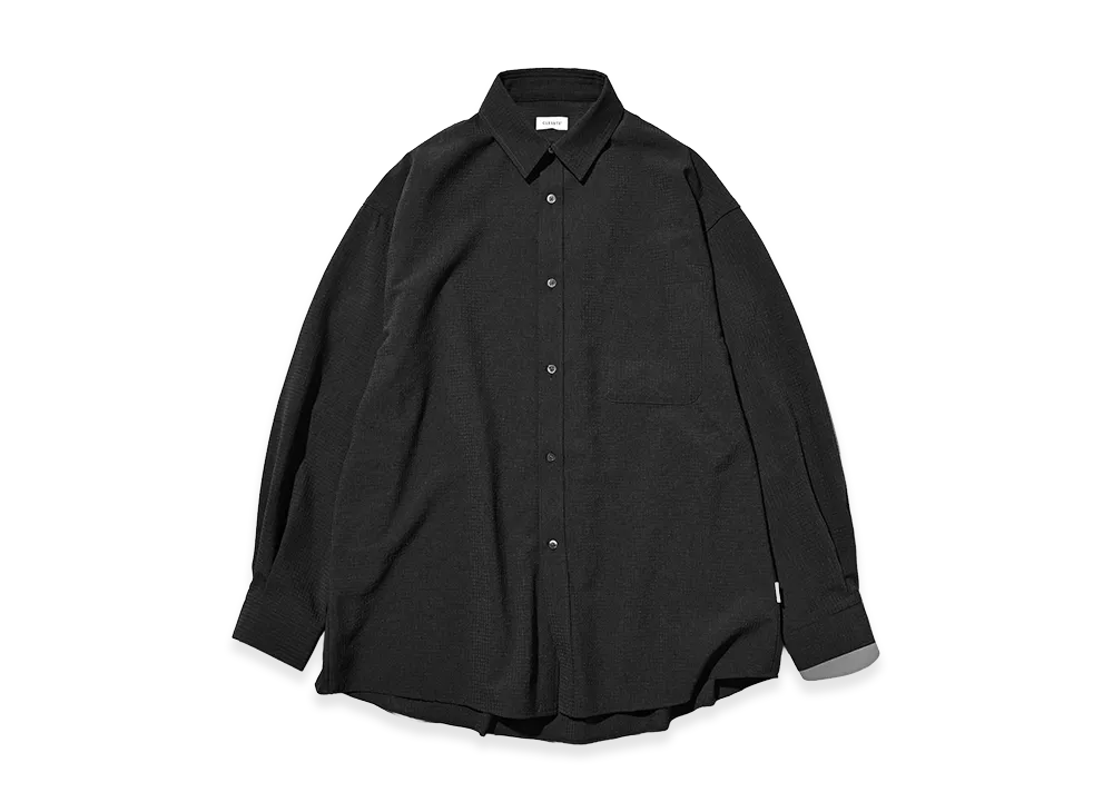 CLESSTE Shadow Gingham Check Everyday L/S Shirt "Charcoal"