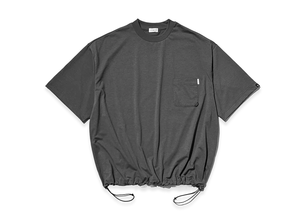 CLESSTE Tech Pocket S/S T-Shirt "Charcoal"