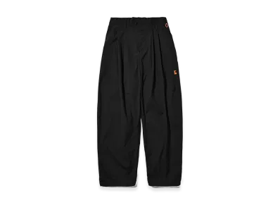 CLESSTE "C" Crispy Nylon City Uniform Wide Tapered Pants "Black/Orange"