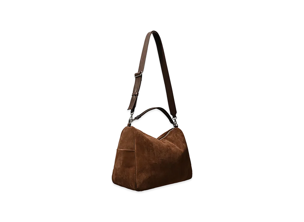 CLESSTE Suede Dayoff Bag Large "Brown"