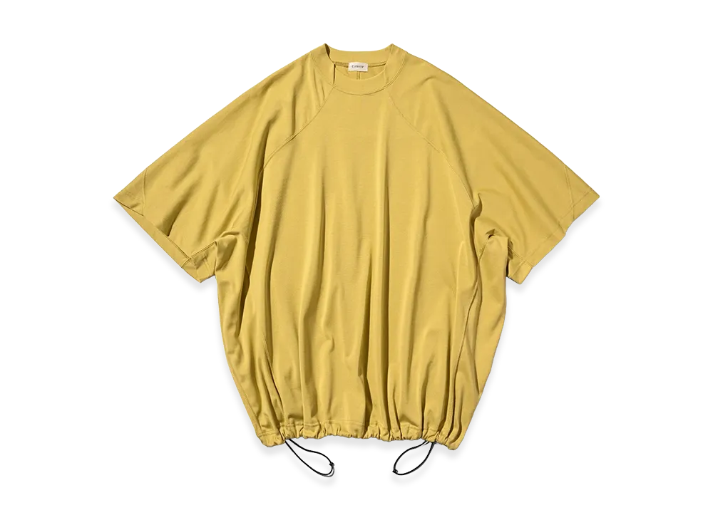 CLESSTE Blank Game S/S T-Shirt With Drawstrings "Mustard Yellow"