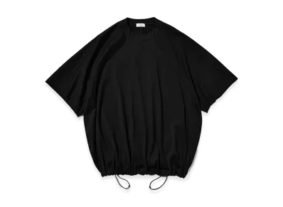 CLESSTE Blank Game S/S T-Shirt With Drawstrings "Black"