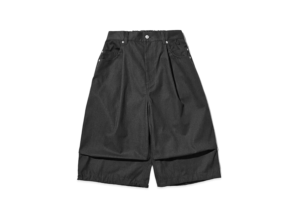 CLESSTE T/C Gabardine City Massive Utility Cropped Pants "Charcoal"