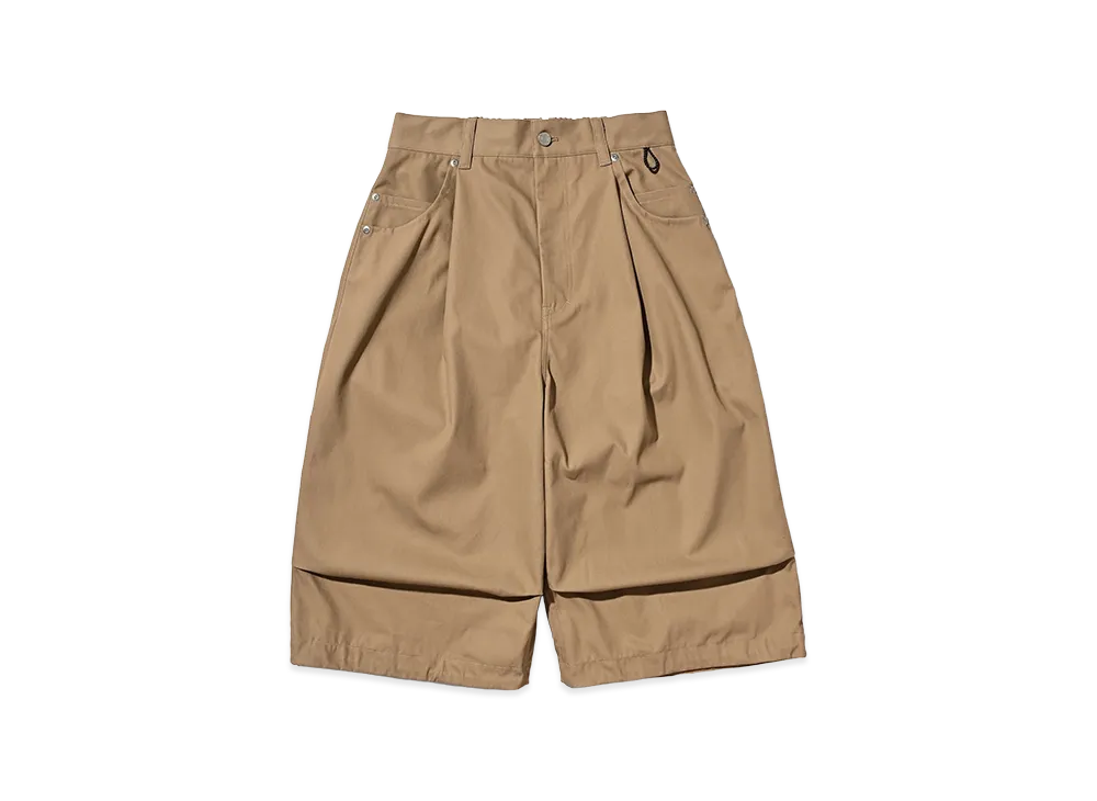 CLESSTE T/C Gabardine City Massive Utility Cropped Pants "Beige"